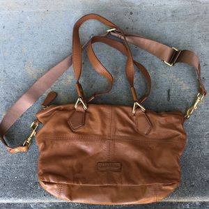 Liebeskind cross Body brown leather purse
